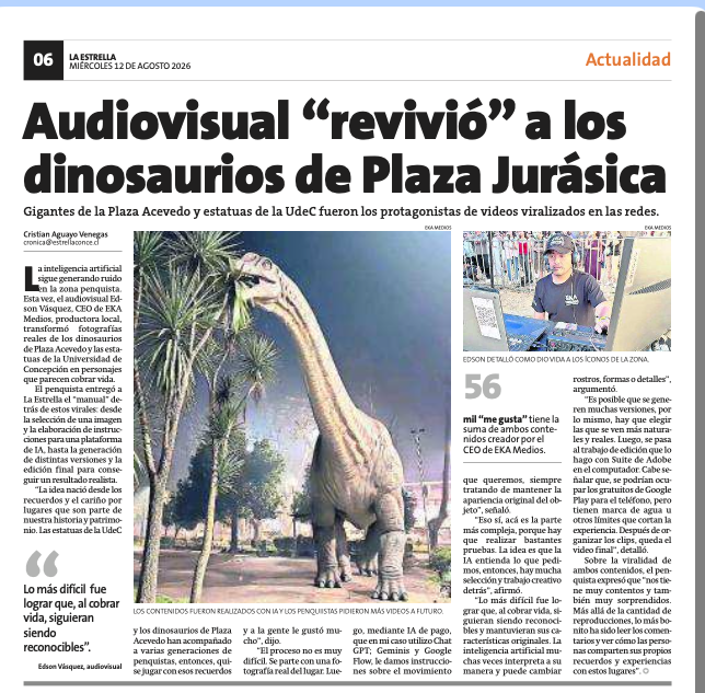 Videos de Ekamedios reviven íconos de Concepción y se vuelven virales